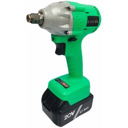 Гайковерт аккумуляторный ударный Zitrek Crusher 20-Li, 20 В Li-Ion 1x4 Ач, 200 Нм