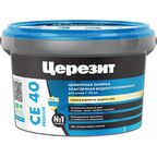 Затирка цементная Церезит CE 40 водоотталкивающая цвет графит 2 кг