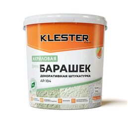 Штукатурка акриловая Klester AP-104 1.5 мм с фактурой Барашек (База B) 25 кг