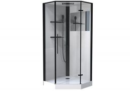 Душевая кабина Esbano ESM-PENTA-90 120х90 R стекло прозрачное, профиль черный
