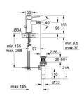Смеситель для биде Grohe BauClassic 32864000