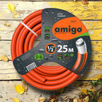 Шланг поливочный 1/2 25 м пятислойный Amigo ПВХ (77017)