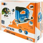 Лобзик аккумуляторный Dexter 20VJS2-28.1, 20 В Li-ion, без АКБ и ЗУ