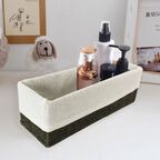 Корзина для хранения 30x10x10 см бумага цвет графит