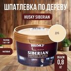 HUSKY DEKART Шпатлевка готовая акриловая по дереву мебельная, столярная, дуб (0,8кг)