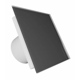 Вентилятор вытяжной DiCiTi AEON 4C, D 100, с обратным клапаном, со стеклянной панелью PAGE Silver Gray