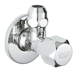 Угловой вентиль GROHE 1/2″-3/8″ для подключения смесителей, хром (2201700M)