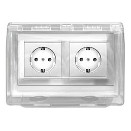 Рамка для двухместной розетки Duwi 26311 1