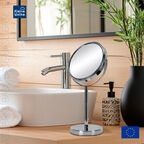 Косметическое зеркало Kleine Wolke Base Mirror Silber, 17х12x33 см