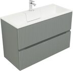 Мебель для ванной комнаты Aquanet Джейн 100 см 00313320 подвесная, мисти грин