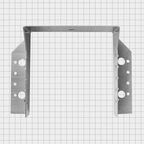 Опора бруса раскрытая OBR R 150x150x1.8