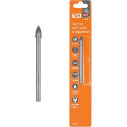 Сверло по стеклу и керамике TDM ELECTRIC Рубин SQ1091-0101