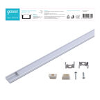Профиль для ленты LED Gauss врезной гл 7mm - 2m