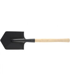 Лопата штыковая (61425) саперная с деревянным черенком 580 мм