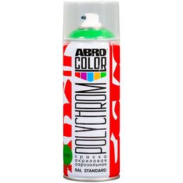 Акриловая аэрозольная краска ABRO POLYCHROM COLOR SP-RAL-6037