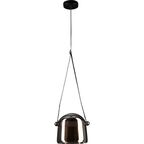 Светильник подвесной светодиодный Aurum FR5471PL-L12B 4 м² цвет серебристо-черный