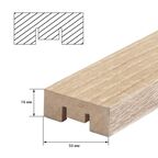 Рейка МДФ 16x50x2700 мм цвет дуб сонома
