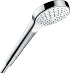 Душевая стойка Hansgrohe Croma Select E 180 2jet Showerpipe 27352400 с термостатом и изливом, белая, хром