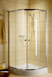 Душевой уголок Radaway Classic A800x170 80x80 10267338 стекло тонированное, профиль хром, без поддона