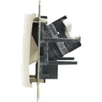 Розетка компьютерная RJ45 категория 5e UTP - Legrand Valena - с захватами - слоновая кость