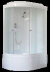 Душевая кабина Royal Bath 120х80 RB 8120BK1-M R стекло матовое, профиль белый