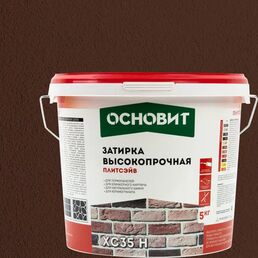 Затирка цементная Основит Плитсейв 5 кг цвет шоколад