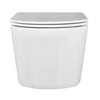 Подвесной унитаз Aquatek Оберон AQ1363W-00 36 см, белый, с крышкой микролифт