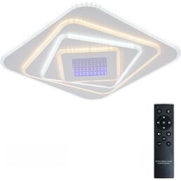 Потолочная люстра (+ночной режим) светодиодная с пультом ДУ 80W, белый, LED Natali Kovaltseva Palace LED LAMPS 81112/4C