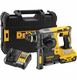 Аккумуляторный перфоратор DEWALT DCH273P1T, 18 В, 2.1 Дж, 4600 уд/мин, с АКБ 5 Ач и ЗУ, в кейсе TSTAK (DCH273P1NT-XJ)