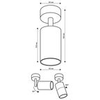 Спот Ritter Arton GU10 40 Вт 4 кв.м белый IP20 (59964 7)