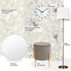 Зеркало декоративное Inspire Glam круглое 61 см цвет золотистый