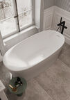 Ванна из искусственного камня Allen Brau Solid Stone Krion Neo XL 180x80 2.35002.21 белая