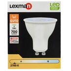 Лампа светодиодная Lexman Clear GU10 220 В 7.5 Вт спот 700 лм теплый белый цвета света