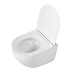 Унитаз подвесной BelBagno Amanda BB051CH-TOR-FC/SC безободковый, с крышкой микролифт, белый