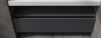 Тумба под столешницу Armadi Art Flat 120 см 897-120-A glossy антрацит глянцевая