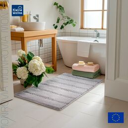 Коврик для ванной комнаты Kleine Wolke Monrovia Platinum 80x140см