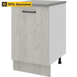 Кухонный шкаф напольный Дейма светлая 50x85x60 см ЛДСП цвет светло-бежевый
