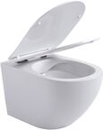 Комплект унитаз Aquanet Rimless Cetus 2.0 с инсталляцией PROSYS Ideal Standard, клавиша хром