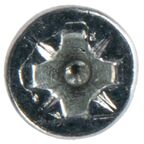 Саморезы универсальные потайные острые оцинкованные 2.5x12 40 шт.