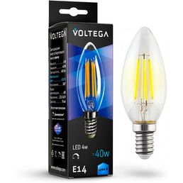 Лампочка светодиодная dim 5W Voltega Candle 8461