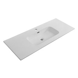 Мебельная раковина Cezares Duet CZR-8095-120 121х46 белый