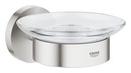 Мыльница GROHE Essentials с держателем, суперсталь