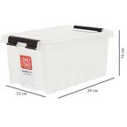Контейнер Rox Box 34x23x16 см 8 л пластик с крышкой цвет прозрачный