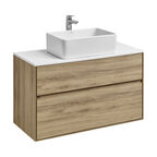 Столешница Aquaton Либерти 100 см 1A281103LY010  белый глянец
