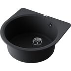 Кухонная мойка Omoikiri Akegata 51-BL Artgranite черная матовая