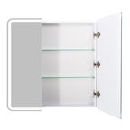 Зеркальный шкаф с подсветкой BelBagno Marino 80 см SPC-MAR-800/800-2A-LED-TCH белый