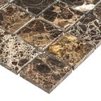 Мозаика Mir Mosaic Natural Adriatica коричневая 01 из натурального камня 305х305х7 мм глянцевая