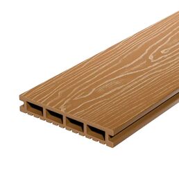 Террасная доска ДПК Decking цвет Медовый клен 3000x150x24 мм двусторонняя вельвет/структура дерева 0.45 м²