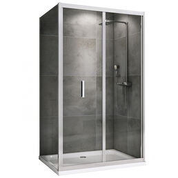 Душевой уголок Abber Sonnenstrand 120x80 AG07120-S80 стекло прозрачное, профиль хром, без поддона