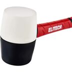 Киянка резиновая черно-белая Elitech 620201 450 г